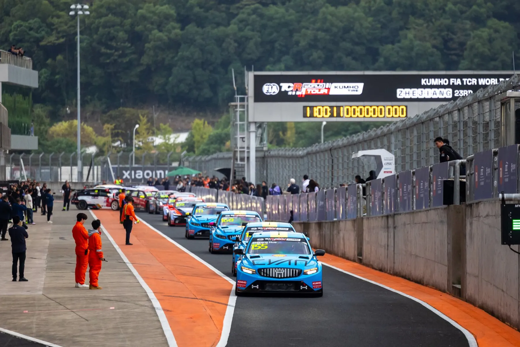 [TCR World Tour Zhejiang FP] Michelisz Leads Dry FP1 by 0.011s; Ma Qing ...